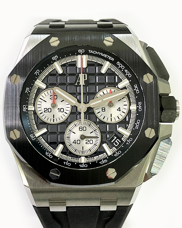 2022 Audemars Piguet Royal Oak Offshore Chronograph 43MM Black Dial Rubber Strap (26420SO.OO.A002CA.01)