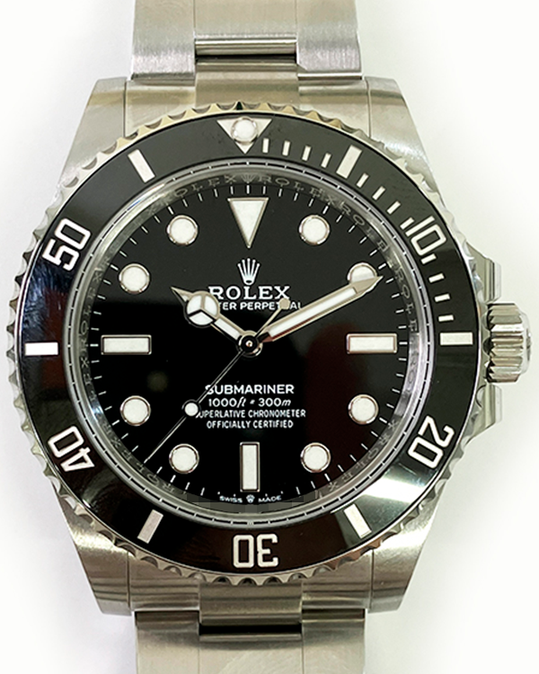 2023 Rolex Submariner No-Date 41MM Black Dial Oyster Bracelet (124060)