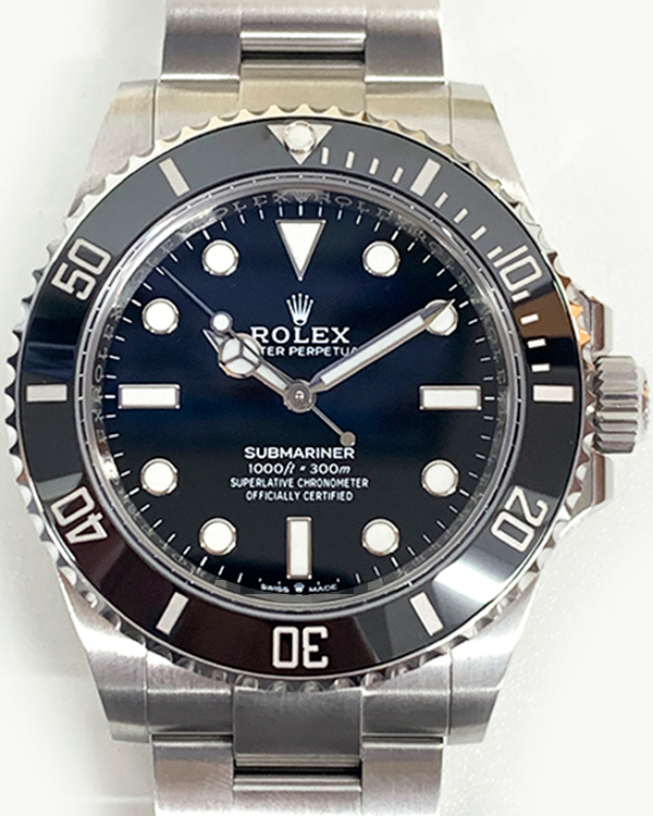 2021 Rolex Submariner No-Date 41MM Black Dial Oyster Bracelet (124060)