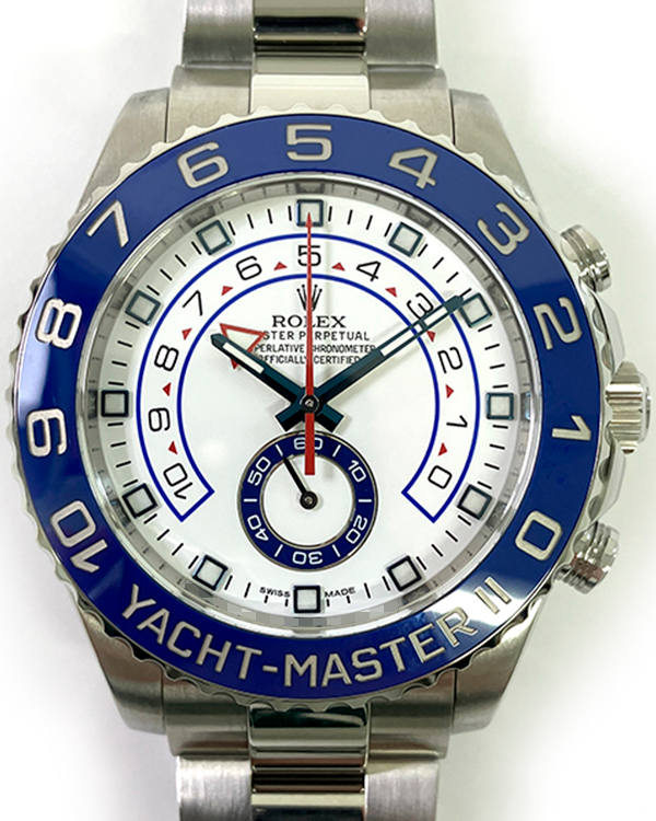 2017 Rolex Yacht-Master II 44MM White Dial Oyster Bracelet (116680)