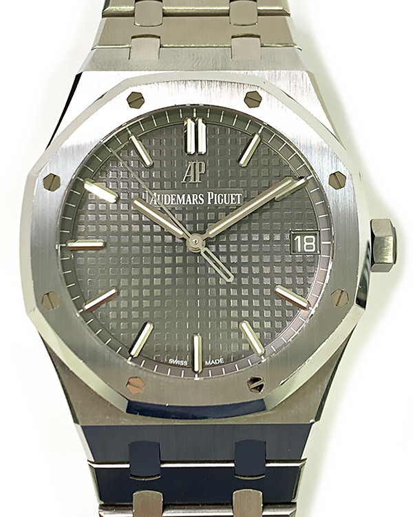 2021 Audemars Piguet Royal Oak 41MM Grey Dial Steel Bracelet (15500ST.OO.1220ST.02)