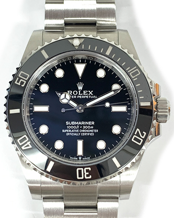 2023 Rolex Submariner No Date 41MM Black Dial Oyster Bracelet (124060)