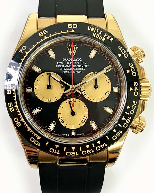 2022 Rolex Cosmograph Daytona "Paul Newman" 40MM Black Dial Oysterflex Strap (116518LN)