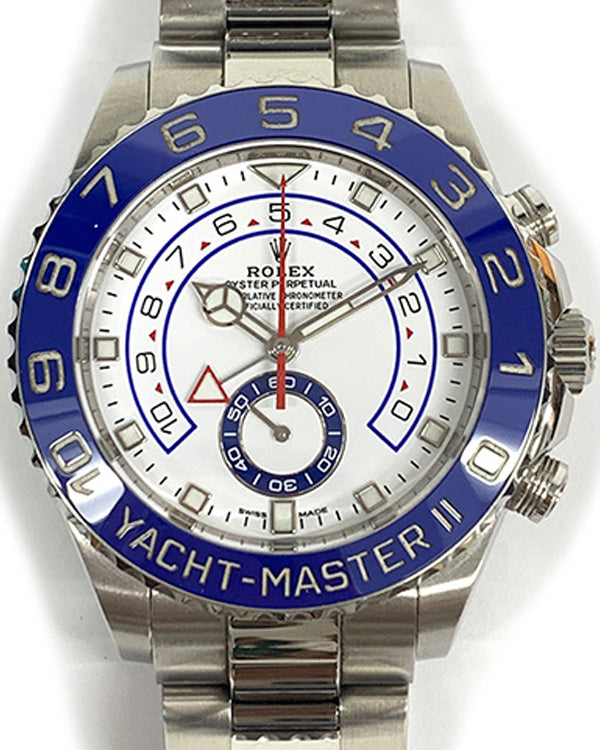 2019 Rolex Yacht-Master II 44MM White Dial Oyster Bracelet (116680)