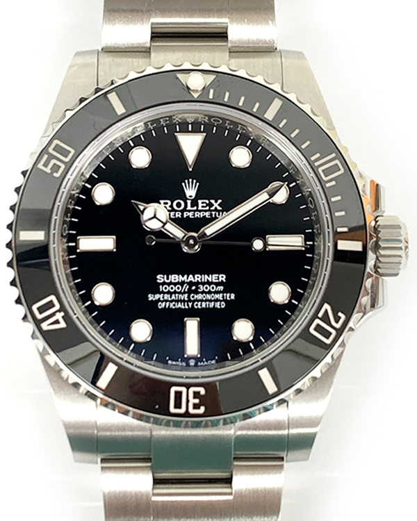 2022 Rolex Submariner No-Date 41MM Black Dial Oyster Bracelet (124060)