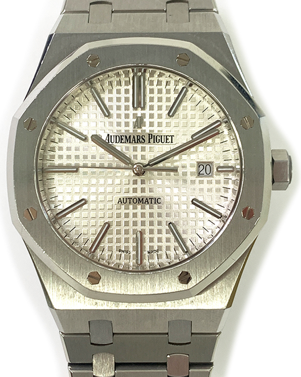 2014 Audemars Piguet Royal Oak 41MM Silver Dial Steel Bracelet (15400ST.OO.1220ST.02)