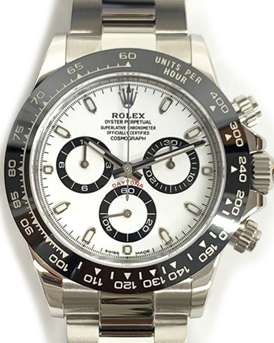 2016 Rolex Cosmograph Daytona "Panda" 40MM White Dial Oyster Bracelet (116500LN)