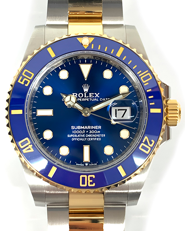 2021 Rolex Submariner Date "Bluesy" 41MM Blue Dial Two-Tone Oyster Bracelet (126613LB)