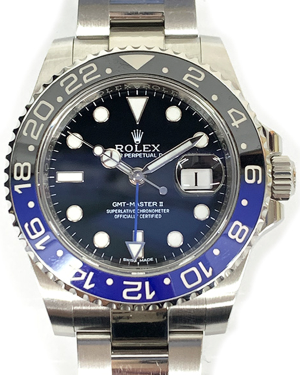 2014 Rolex GMT-Master II "Batman" 40MM Black Dial Oyster Bracelet (116710BLNR)