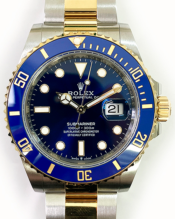 2022 Rolex Submariner Date "Bluesy" 41MM Blue Dial Two-Tone Oyster Bracelet (126613LB)