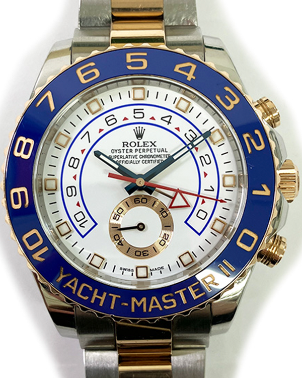 2017 Rolex Yacht-Master II 44MM White Dial Two-Tone Oyster Bracelet (116681)