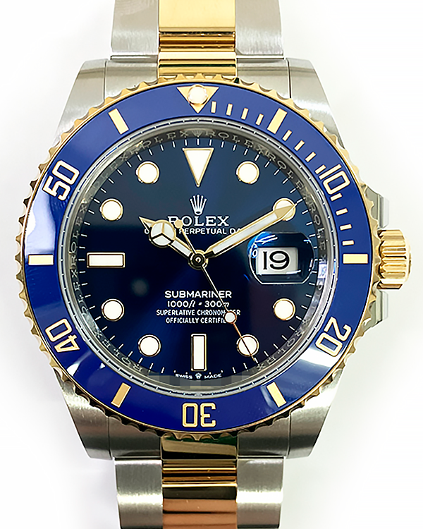 2023 Rolex Submariner Date "Bluesy" 41MM Blue Dial Two-Tone Oyster Bracelet (126613LB)