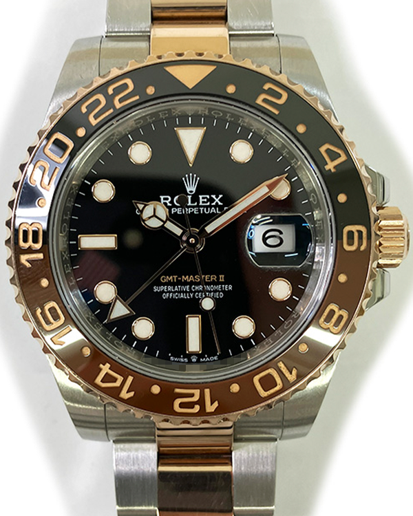 2019 Rolex GMT-Master II "Rootbeer" 40MM Black Dial Two-Tone Bracelet (126711CHNR)