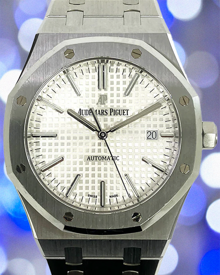 2017 Audemars Piguet Royal Oak 41MM Silver Dial Steel Bracelet (15400ST.OO.1220ST.02)