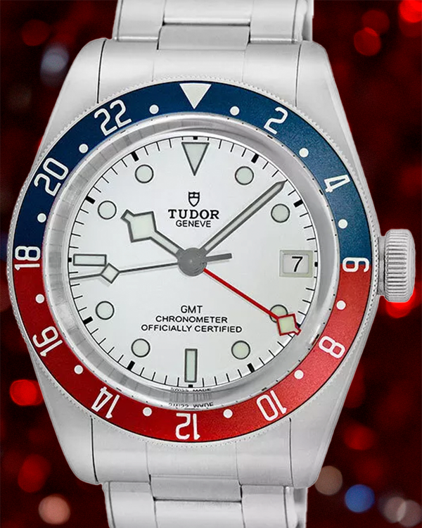 2024 Tudor Black Bay GMT "Pepsi" 41MM White Dial Steel Bracelet (79830RB)