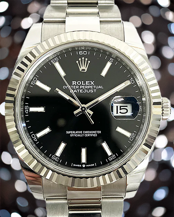 2024 Rolex Datejust 41MM Black Dial Oyster Bracelet (126334)