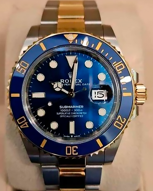 2023 Rolex Submariner Date "Bluesy" 41MM Blue Dial Two-Tone Oyster Bracelet (126613LB)