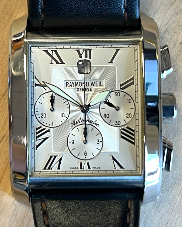 Raymond Weil Don Giovanni 38MM Silver Dial Leather Strap (4875-STC-00209)