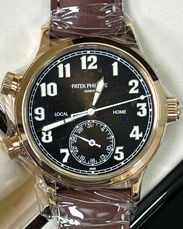 2020 Patek Philippe Calatrava 37.5MM Brown Dial Leather Strap (7234R-001)