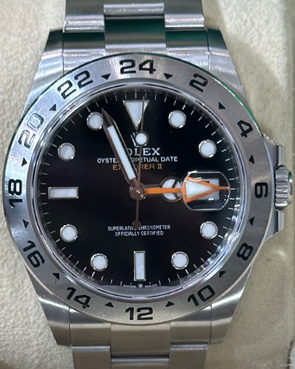 Rolex Explorer II 42MM Black Dial Oyster Bracelet (226570)