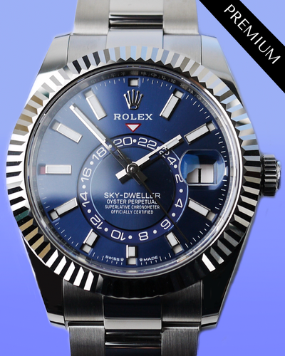 2024 Rolex Sky-Dweller 42MM Blue Dial Oyster Bracelet (336934)