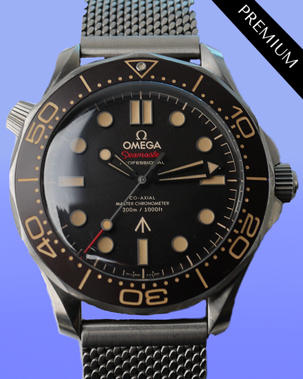 2020 Omega Seamaster Diver 300M "007 Edition" 42MM Brown Dial Titanium Bracelet (210.92.42.20.01.001)