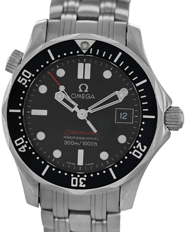 Omega Seamaster Diver 300M 36.25MM Quartz Black Dial Steel Bracelet (212.30.36.61.01.001)