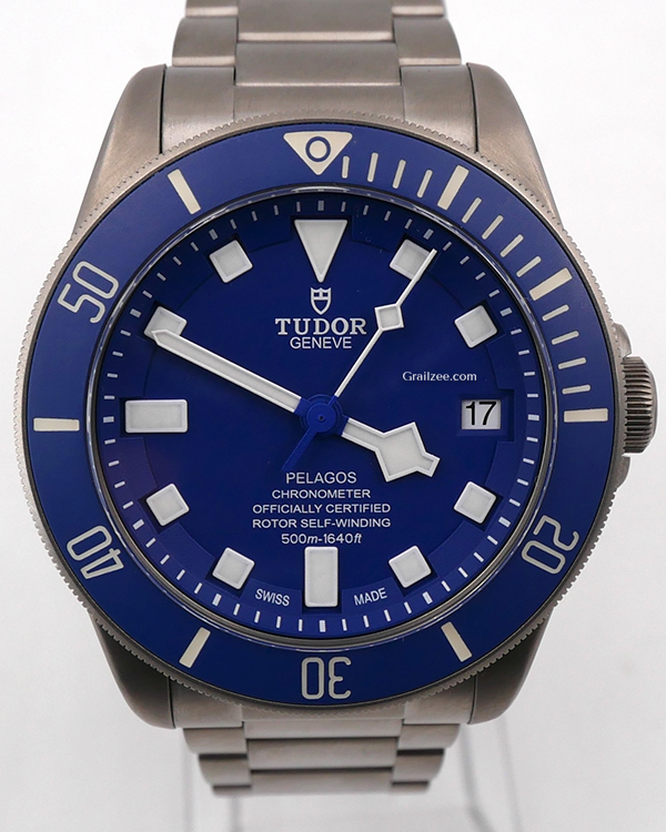 2018 Tudor Pelagos 42MM Blue Dial Titanium Bracelet (25600TB)