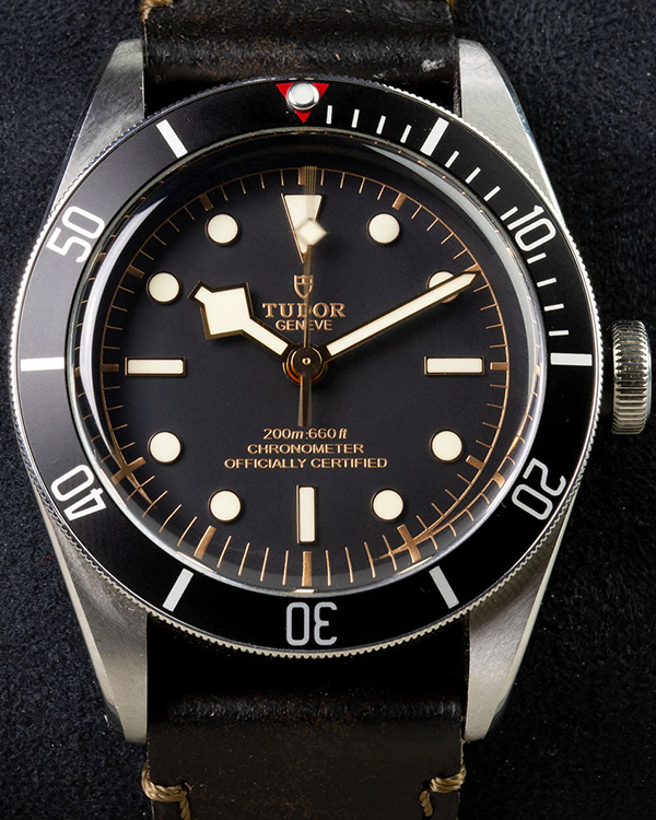 2022 Tudor Black Bay 41MM Black Dial Leather Strap (79230N)