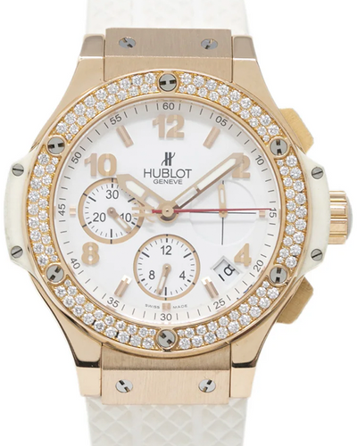 Hublot Big Bang 41MM White Dial Rubber Strap (341.PE.230.RW.114)