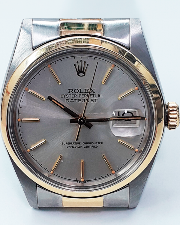 Rolex Datejust 36MM Silver Dial Two-Tone Oyster Bracelet (16003)