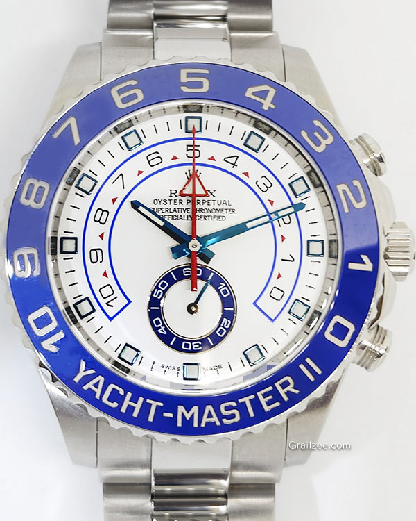 2015 Rolex Yacht-Master II 44MM White Dial Oyster Bracelet (116680)