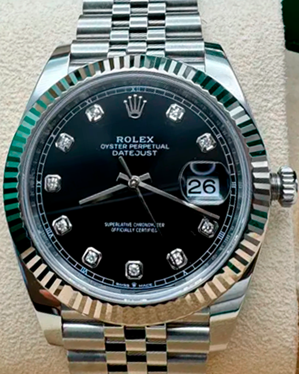 2022 Rolex Datejust 41MM Black Dial Jubilee Bracelet (126334)