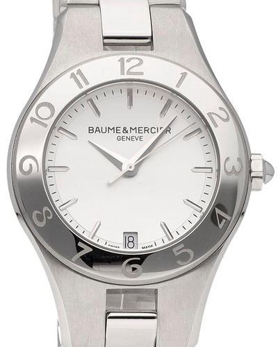 Baume & Mercier Linea 32MM Quartz Silver Dial Steel Bracelet (M0A10070)