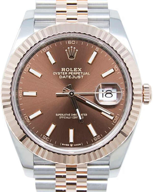 2021 Rolex Datejust 41MM Chocolate Dial Two-Tone Jubilee Bracelet (126331)