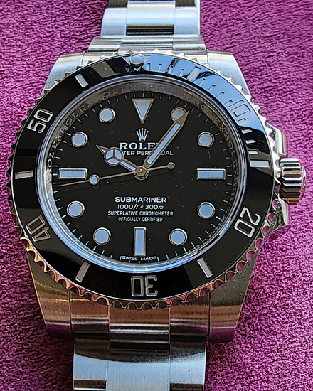 2018 Rolex Submariner No Date 40MM Black Dial Oyster Bracelet (114060)