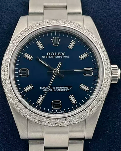 Rolex Oyster Perpetual 31MM Blue Dial Oyster Bracelet (177200)