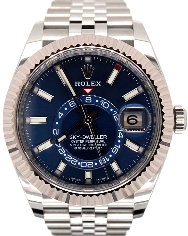 2022 Rolex Sky-Dweller 42MM Blue Dial Jubilee Bracelet (326934)