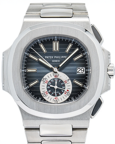 2007 Patek Phillipe Nautilus 40.5MM Blue Dial Steel Bracelet (5980/1A-001)