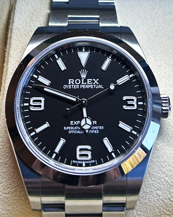 2018 Rolex Explorer 39MM Black Dial Oyster Bracelet (214270)