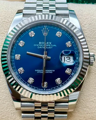 2020 Rolex Datejust 41MM Blue Dial Jubilee Bracelet (126334)