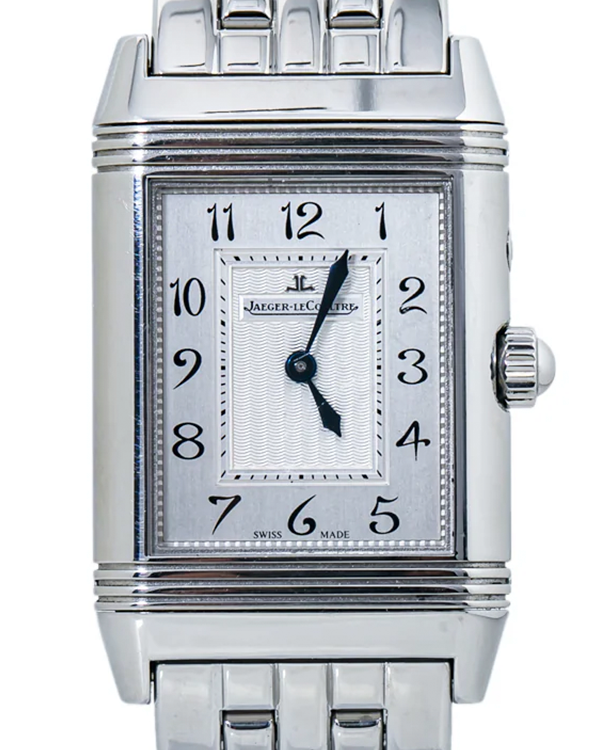 Jaeger-LeCoultre Reverso Duetto Duo 25MM Silver Dial Steel Bracelet (269.8.54)