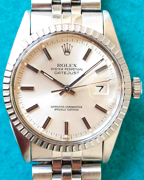 1981 Rolex Datejust Vintage 36MM Silver Dial Jubilee Bracelet (16030)