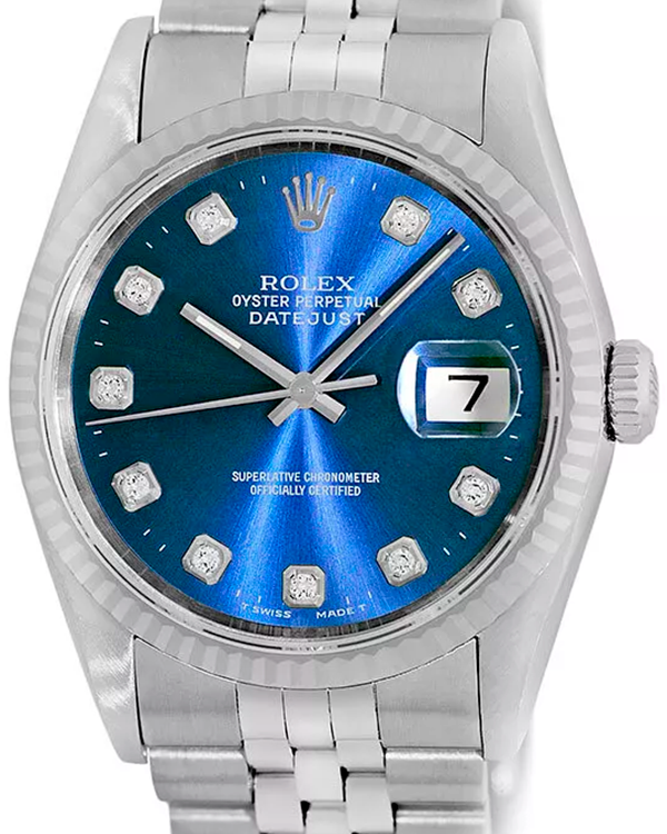 Rolex Datejust 36MM Blue Dial Jubilee Bracelet (16234)