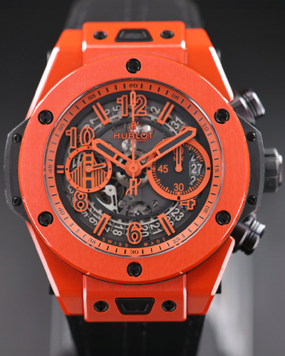 2022 Hublot Big Bang Unico San Francisco Boutique 45MM Skeleton Dial Leather Strap (411.CU.6610.RX.HSF21)