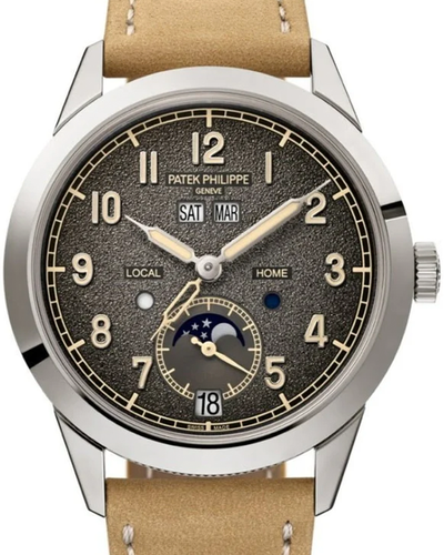 2024 Patek Philippe Annual Calendar 41MM Grey Dial Leather Strap (5326G)