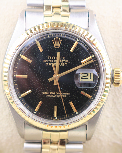 1978 (5.2 Mil Serial) Rolex Datejust 36MM Black Dial Two-Tone Bracelet (1601)