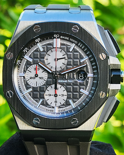 Audemars Piguet Royal Oak Offshore 44MM Grey Dial Rubber Strap (26400IO.OO.A004CA.01)