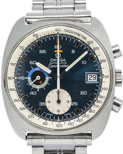 Omega Seamaster Chronograph "Jedi" 38MM Blue Dial Steel Bracelet (176.007)