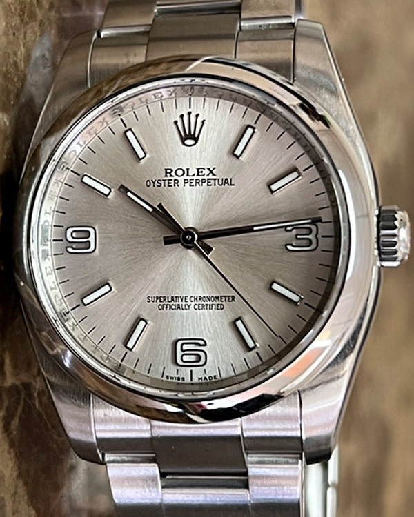 Rolex Oyster Perpetual 36MM White Dial Oyster Bracelet (116000)